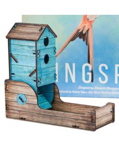 Wooden bird tower for Wingspan