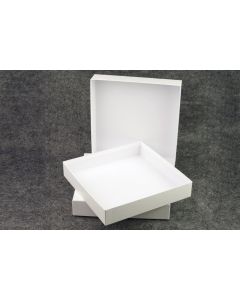 Spielekarton quadratisch 197 x 197 x 25 mm - blanko