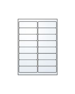 Clear polyester labels