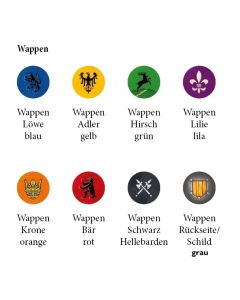 Sticker 14mm "coat of arms"