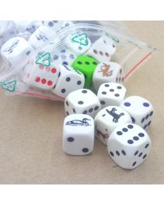 Dice set - animals, approx. 90 dice