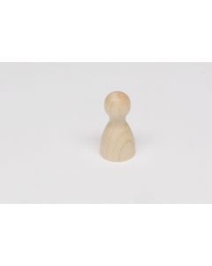 Pawn raw from maple wood 14x28 mm