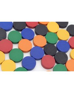 Set wooden discs 15x4 mm 