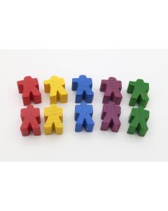 Worker meeple 2 types