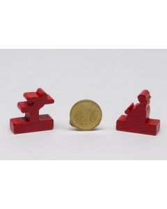 Set Figures from Flussläufer red (two types,ca. man x 700, woman x 400) - auction, start price 100 EUR