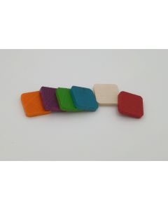 Wooden square from 504- from 500 pieces
