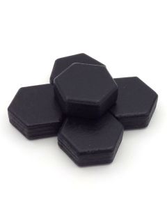 Block hex form black