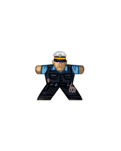 Police officer 1 (Germany) - Label for Meeples