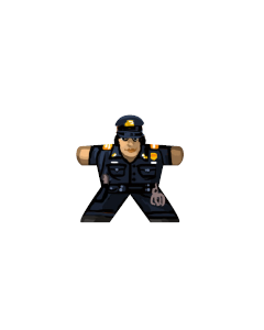 female Police officer 1 (USA) - Label for Meeples