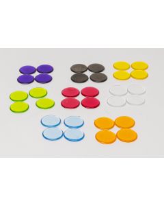 Plastikchips transparent
