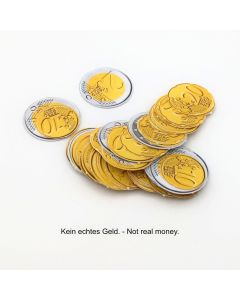Set Euromünzen aus Pappe