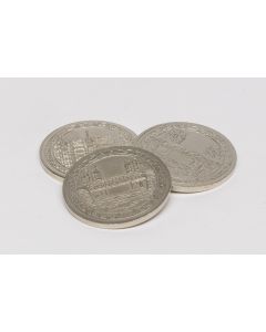 Metal coins from the game Speicherstadt