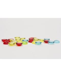 50x PACK transparente Muggles á 25 = 1.250 Stück - Farbmix - Auktion, Startpreis 125 EUR