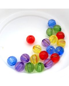 Set 20 Loch-Perlen 5 Farben