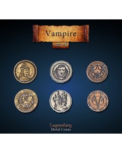 Metallmünzen groß Vampire