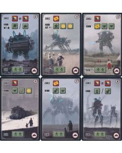 Scythe promo card set #1 - #4  (GER)