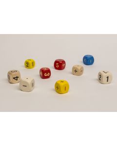 Set of mathemacial dice