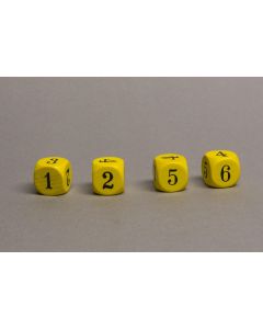 Number cube yellow approx. 500 pieces - Auction, starting price 130 EUR