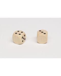 Dice with one empty side