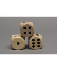 Wooden dice 30mm