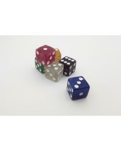 6-er Würfel glitzer