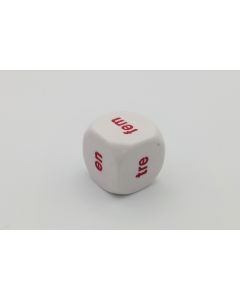 Norwegian word numbers dice 1 to 6