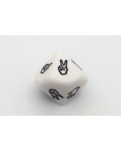 10 sided sign language number dice 1 to 10