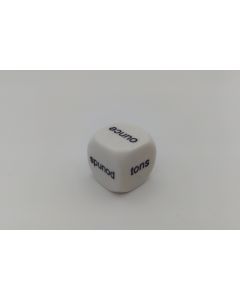 Gewicht Würfel (englisch)