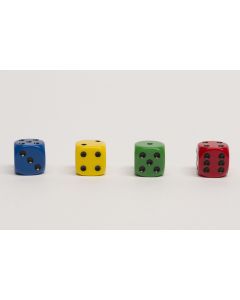 Plastic dice 14mm-
