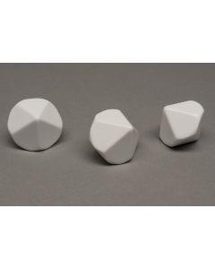10-sided blank dice