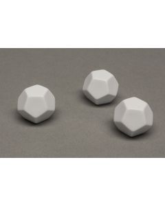 12-sided blank dice small