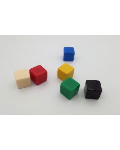 6-sided blank dice 