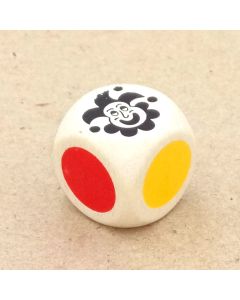 Color dice 18mm Joker