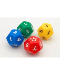 12-sided Dice with inprint Crown