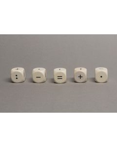 Math dice operators type 5