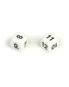 Math dice number dice 7-12