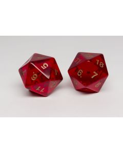 Huge 20-sided dice-