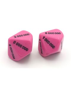 Plastic dice 1,000,000