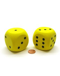 Foam dice 50mm with dots