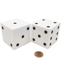 Foam dice 50mm with dots square