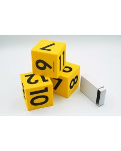 Foam dice numbers 6-12