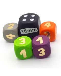 Dice 12mm - 1-2-2-3-3-4