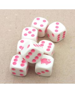 pig dice pink