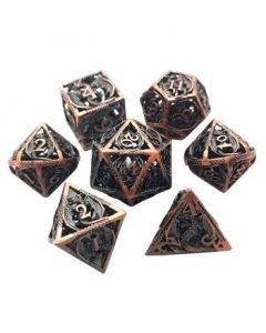 Set Metallwürfel Dragon hollow dice