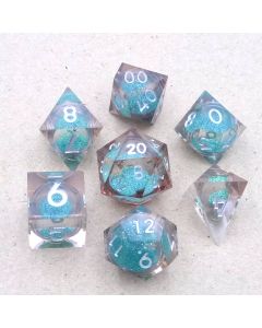 Set dice with quicksand