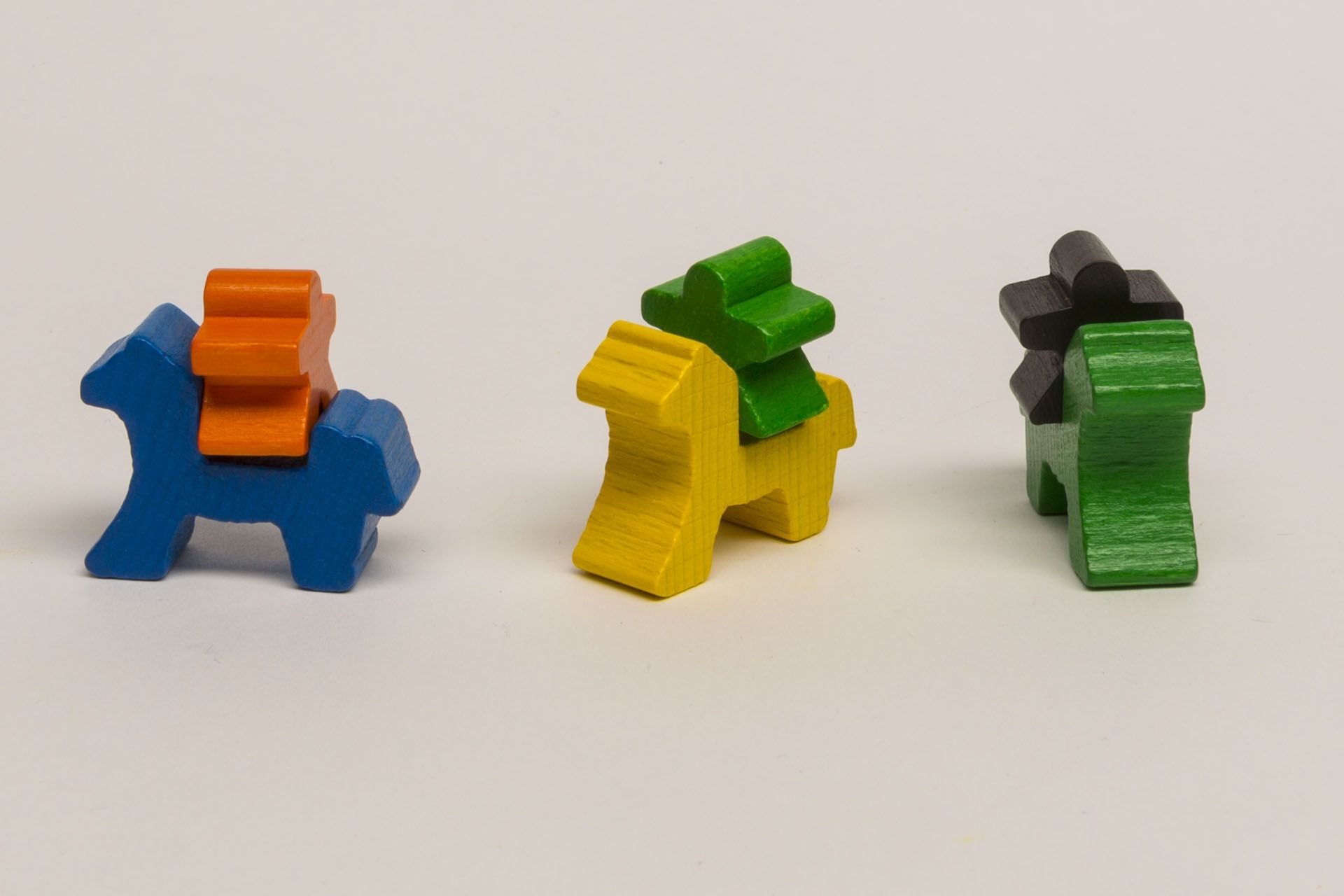 Pferd für Reiter, Meeples