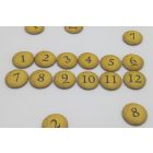 Number tokens (set for Settlers base game)