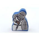 Meeple with label - knight
