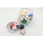 Bonbon glass - with dice