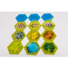 50 landscape counters hexagonal